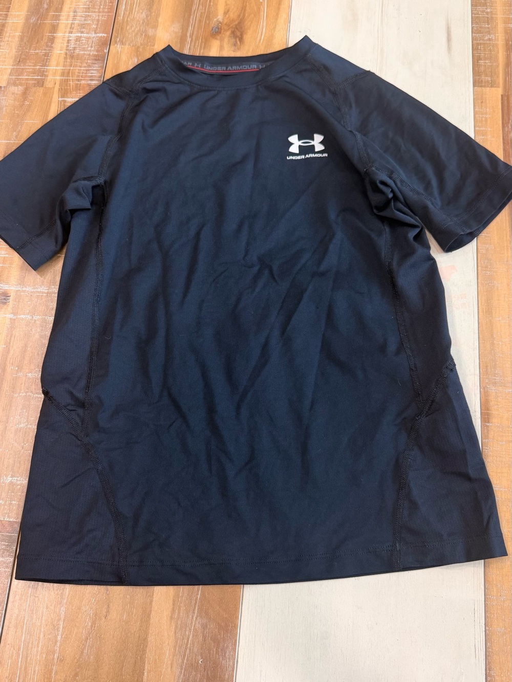 Under Armour Black Short Sleeve Performance Tee - Youth